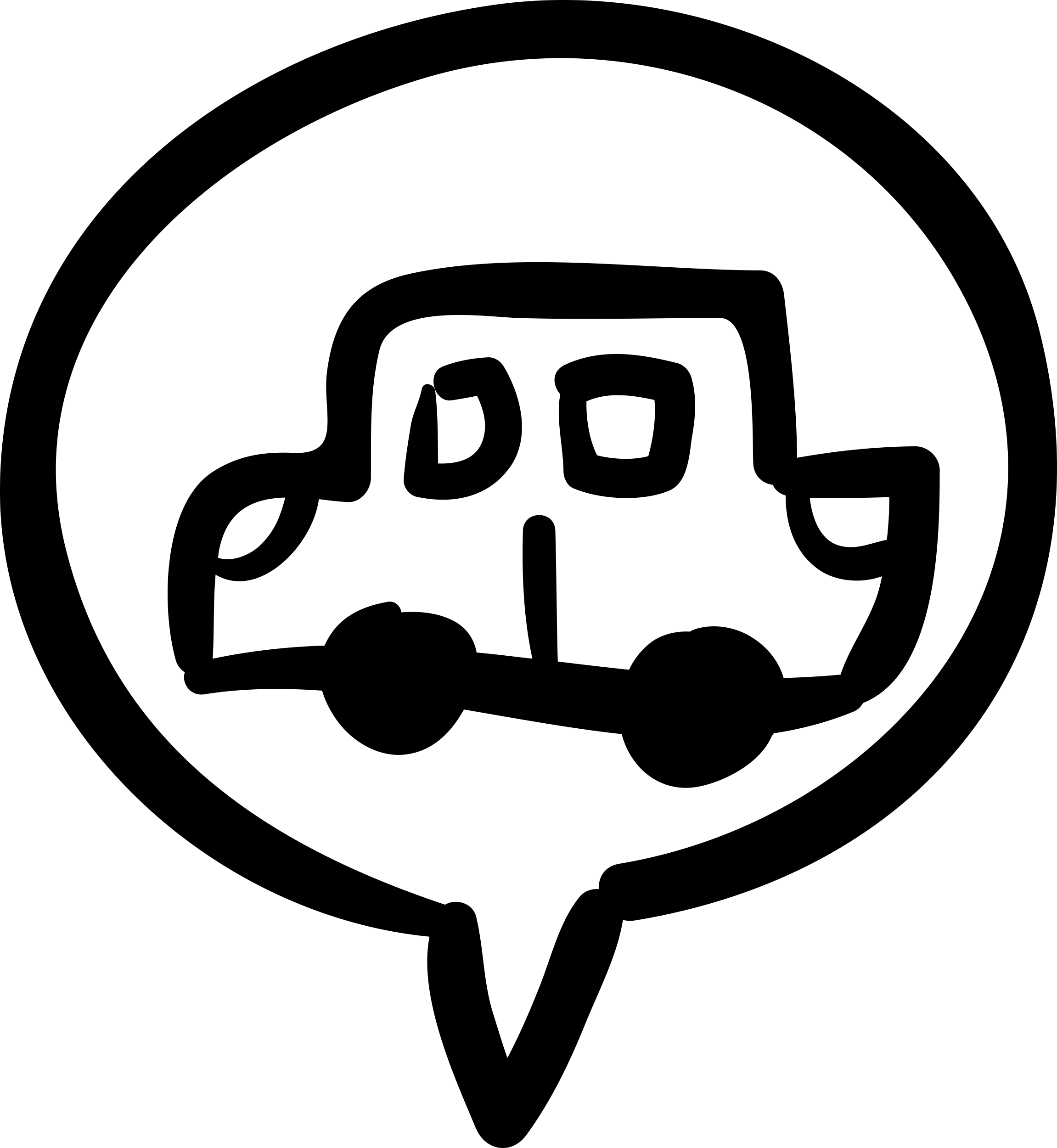 Car In Speech Bubble Stencil Svg Vector Free Vectors